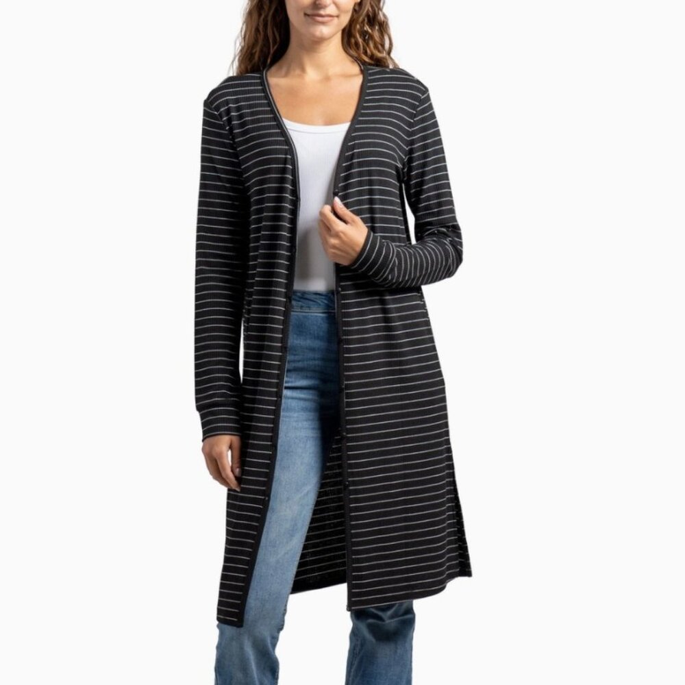 Allthreads Coastal Cardigan - Black - Large